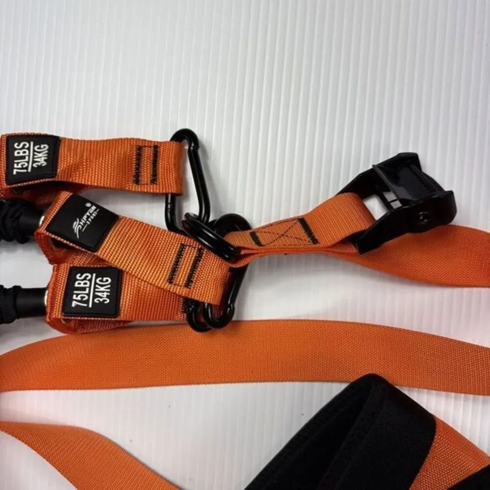 Hpygn Sport Resistance Bands Cuffs Fitness Sports‎ Gym Exercise 75 Lbs
